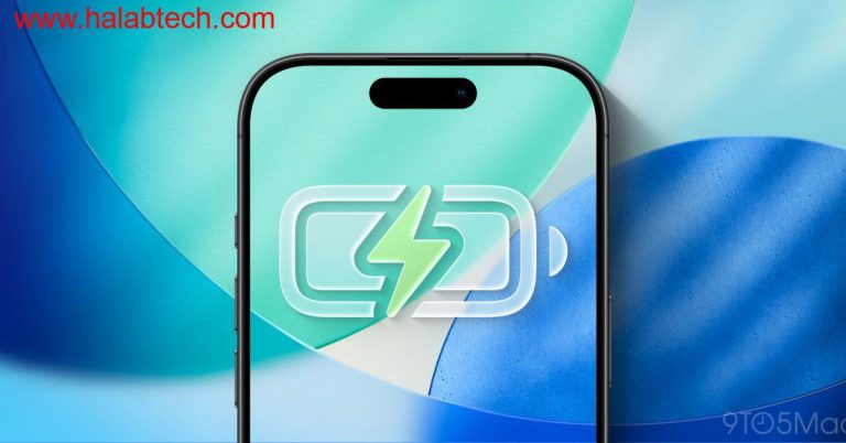 رسم توضيحي يبرز ميزات بطاريات iOS 26 مع iPhone 17 Air