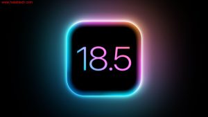 شاشة iPhone تعرض تحديث iOS 18.6 وتأكيد توقف توقيع الإصدار 18.5