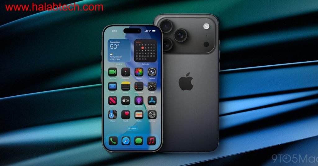 صورة مقدمة تجمع بين iPhone 17 Pro Max وiPhone 17 Pro وتبرز الفروقات في السمك والبطارية