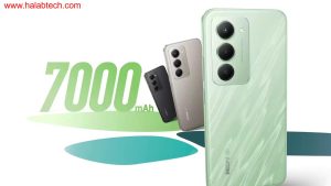 صورة ترويجية لـ Redmi 15 5G تُظهر البطارية 7000mAh والشاشة 6.9 بوصة