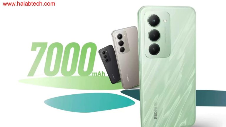 صورة ترويجية لـ Redmi 15 5G تُظهر البطارية 7000mAh والشاشة 6.9 بوصة