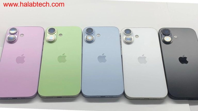 تصميم حافظة Liquid Silicone المزعومه لهاتف iPhone 17 مع فتحات للرباط وتفاصيل موجية على الخلفية