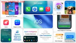 شاشة iPhone تعرض إعدادات Adaptive Power في iOS 26 بيتا 7 مع وصف Liquid Glass بشكل أكثر شفافية