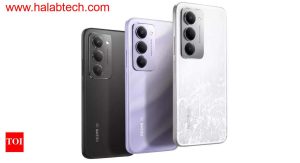هاتف Redmi 15 5G من شاومي يعرض التصميم الخلفي مع الكاميرا وبألوان مختلفة