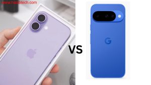 عرض مقارن يبرز Pixel 10 5G والـ iPhone 17 كخطين مميزين