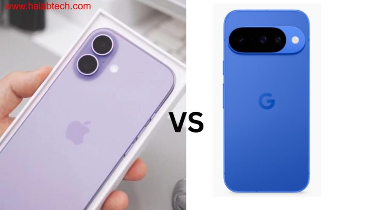 عرض مقارن يبرز Pixel 10 5G والـ iPhone 17 كخطين مميزين