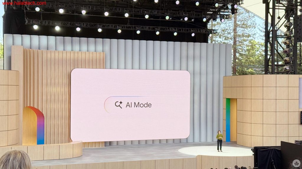 لقطة شاشة توضح وضع AI Mode الجديد من جوجل أثناء استعراض نتائج البحث
