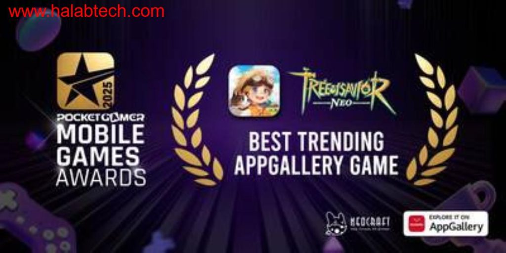 لوغو Tree of Savior: NEO يعرض بجانب شعار Huawei AppGallery ضمن فعاليات Gamescom 2025