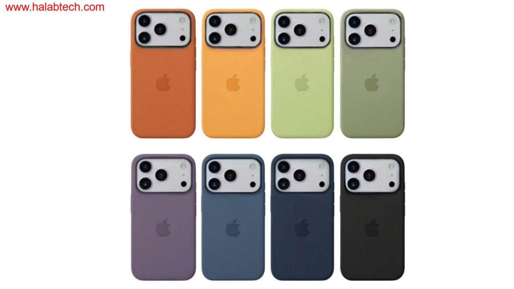 أغطية سيليكون سائل لهواتف iPhone 17 بتشكيلة ألوان مطفية مع فتحات لتعليق الحبل