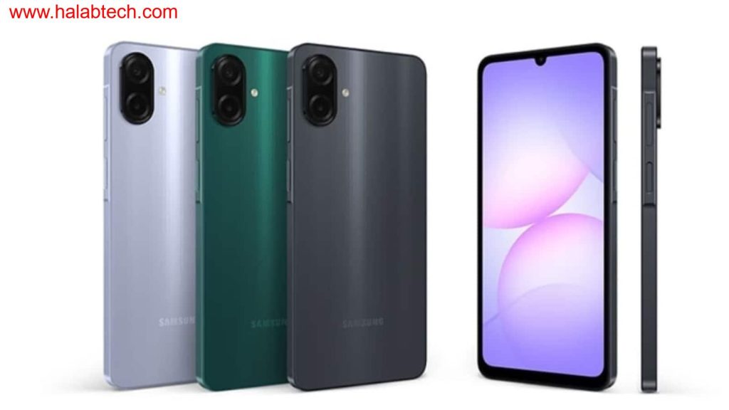 الهاتف Samsung Galaxy A07 4G يظهر بتصميم بسيط ونحيف مع شاشة كبيرة
