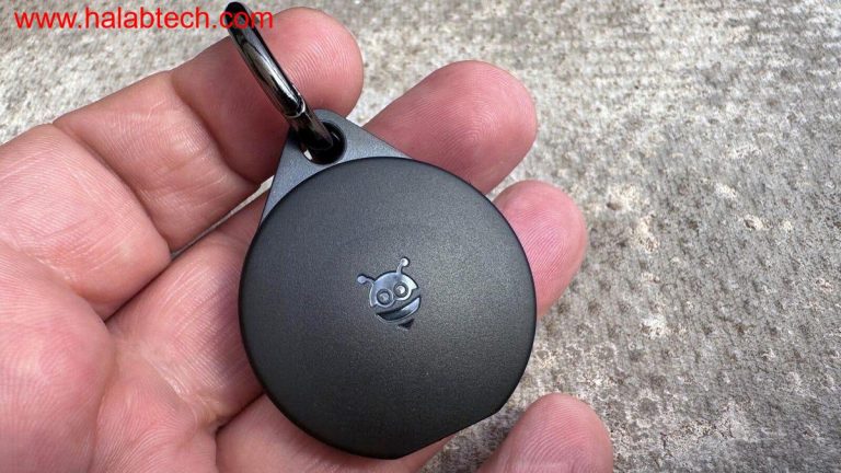 صورة تُظهر واجهة Pebblebee Clip مع خيار Alert Live ووضع Silent Mode