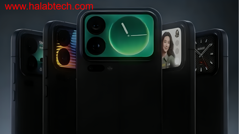 صورة توضح الشاشة الخلفية "Magic Back Screen" في هاتف Xiaomi 17 Pro
