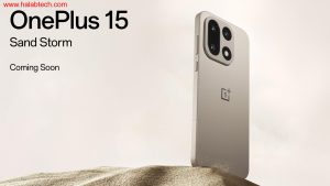 صورة لهاتف OnePlus 15 باللون Sand Storm